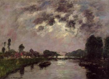 尤金 佈丹 Saint-Valery-sur-Somme, the Abbeville Canal 尤金 佈丹 Saint-Valery-sur-Somme, the Abbeville Canal